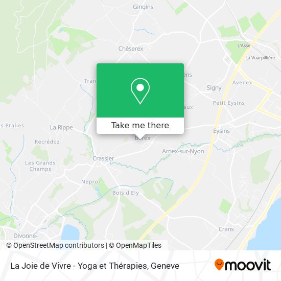 La Joie de Vivre - Yoga et Thérapies map