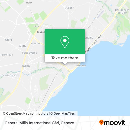 General Mills International Sàrl map