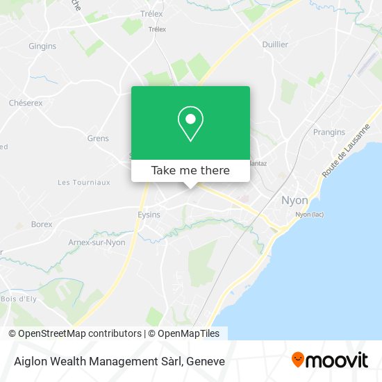 Aiglon Wealth Management Sàrl map