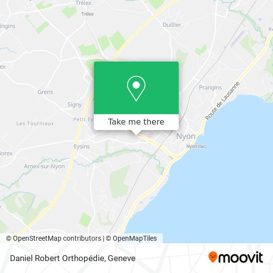 Daniel Robert Orthopédie map