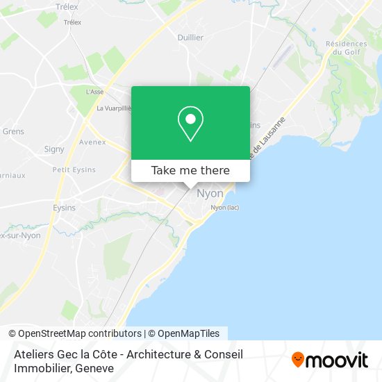 Ateliers Gec la Côte - Architecture & Conseil Immobilier map