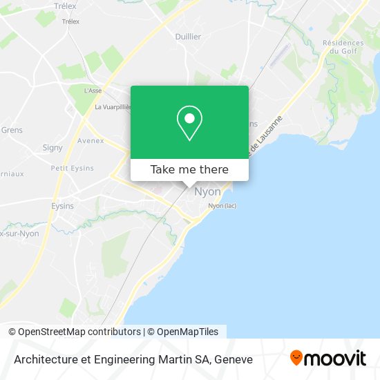 Architecture et Engineering Martin SA map