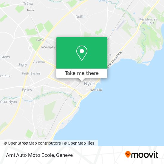 Ami Auto Moto Ecole map