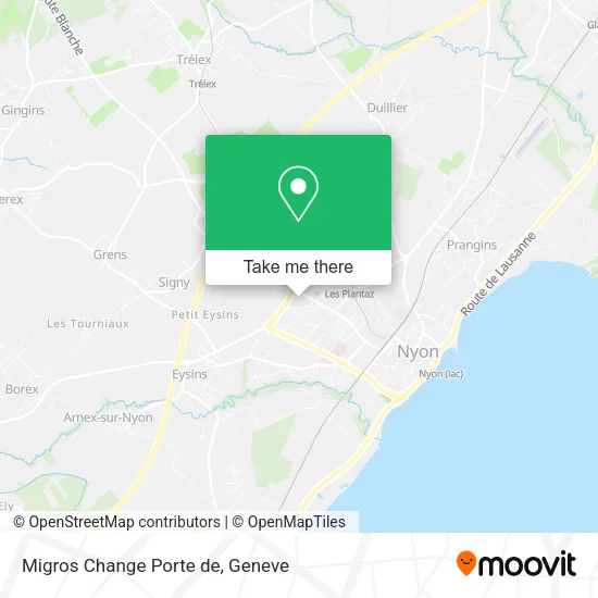 Migros Change Porte de map