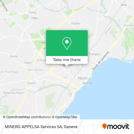 MINERG-APPELSA Services SA map