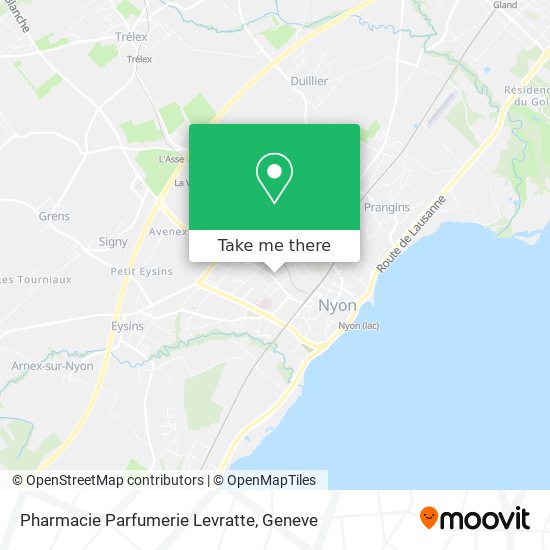 Pharmacie Parfumerie Levratte map