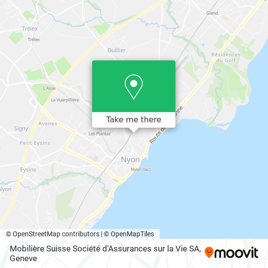 Mobilière Suisse Société d'Assurances sur la Vie SA map