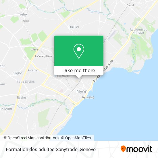 Formation des adultes Sanytrade Karte