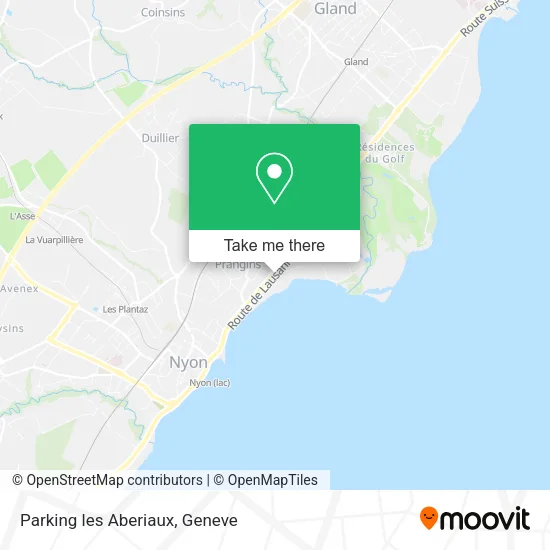 Parking les Aberiaux map