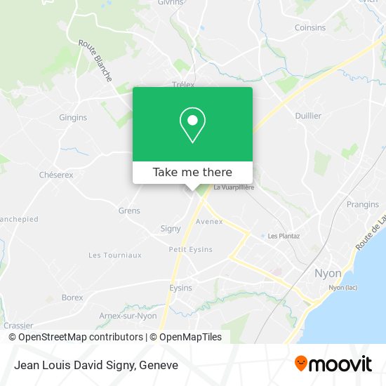 Jean Louis David Signy map