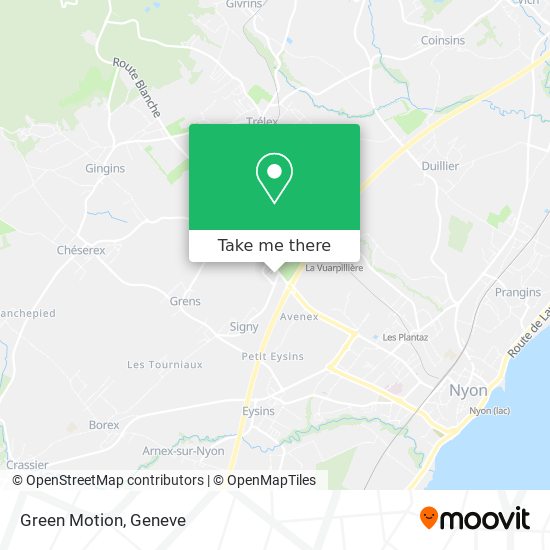 Green Motion map