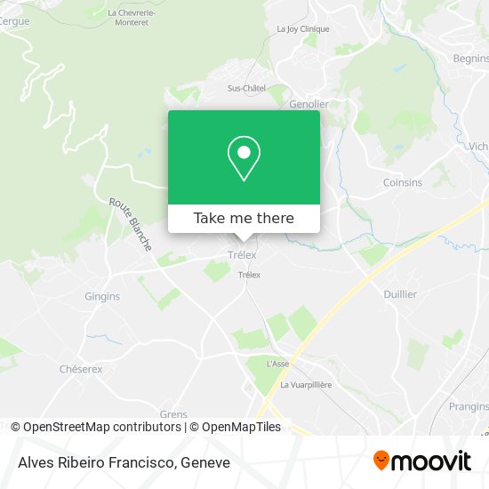 Alves Ribeiro Francisco map