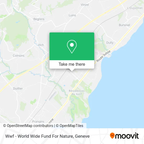 Wwf - World Wide Fund For Nature map