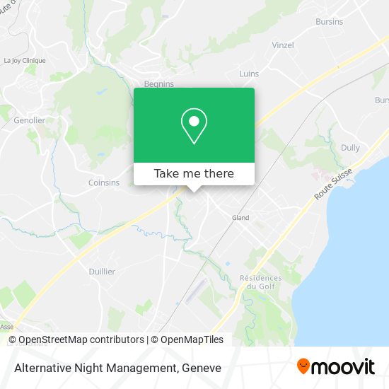 Alternative Night Management map