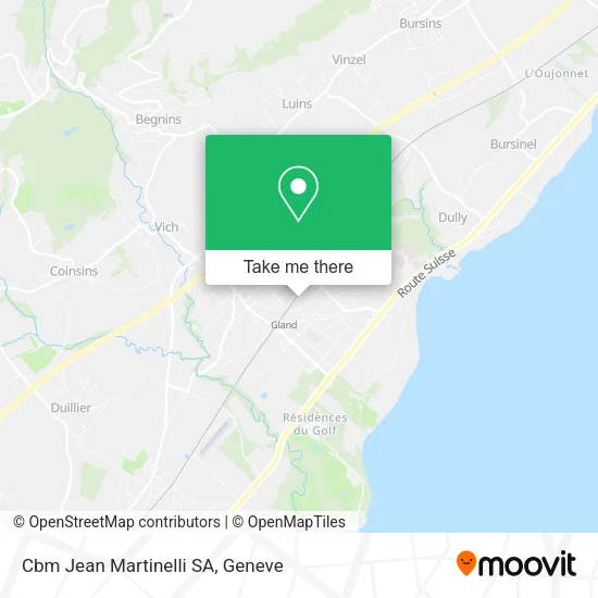 Cbm Jean Martinelli SA map