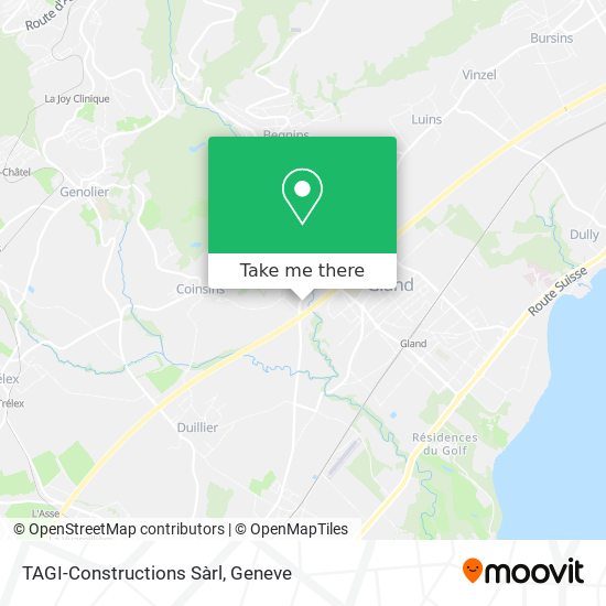 TAGI-Constructions Sàrl Karte