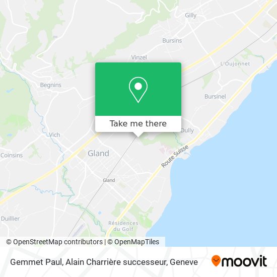 Gemmet Paul, Alain Charrière successeur map