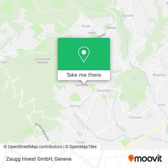 Zaugg Invest GmbH map