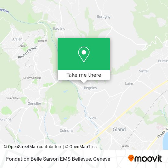 Fondation Belle Saison EMS Bellevue map