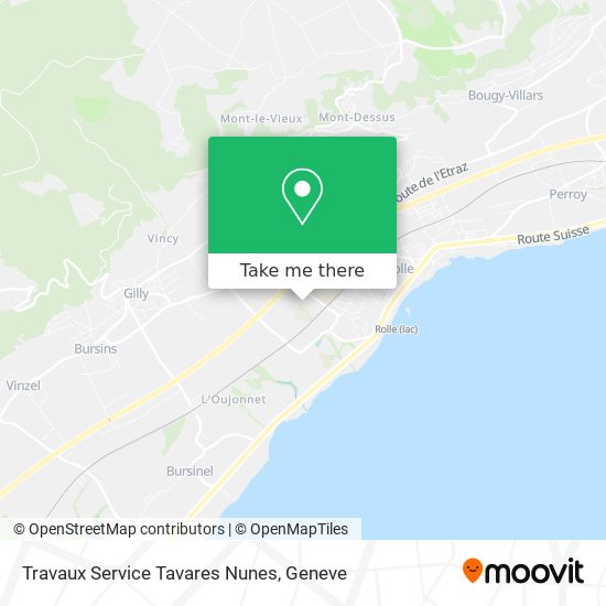 Travaux Service Tavares Nunes map