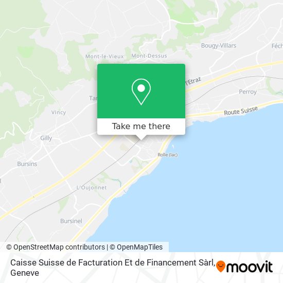 Caisse Suisse de Facturation Et de Financement Sàrl map