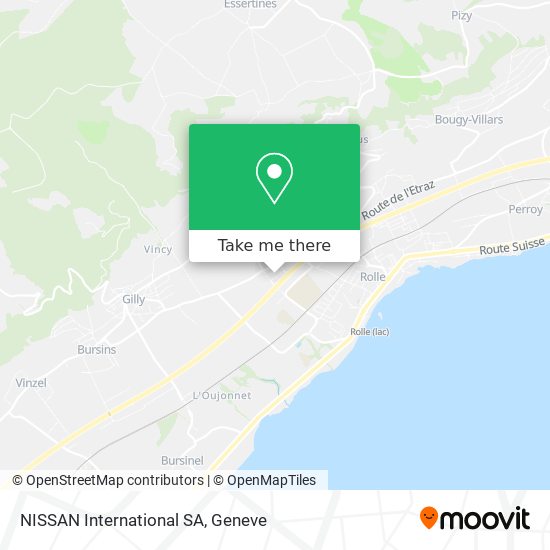 NISSAN International SA map