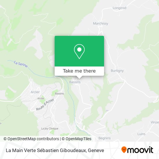 La Main Verte Sébastien Giboudeaux map