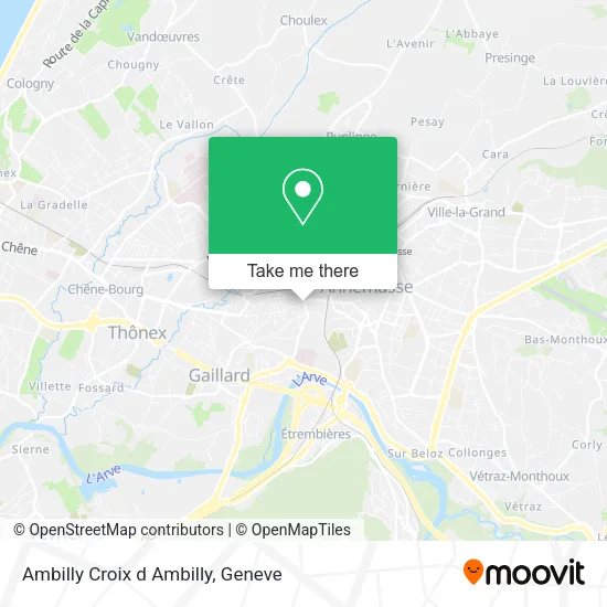 Ambilly Croix d Ambilly map