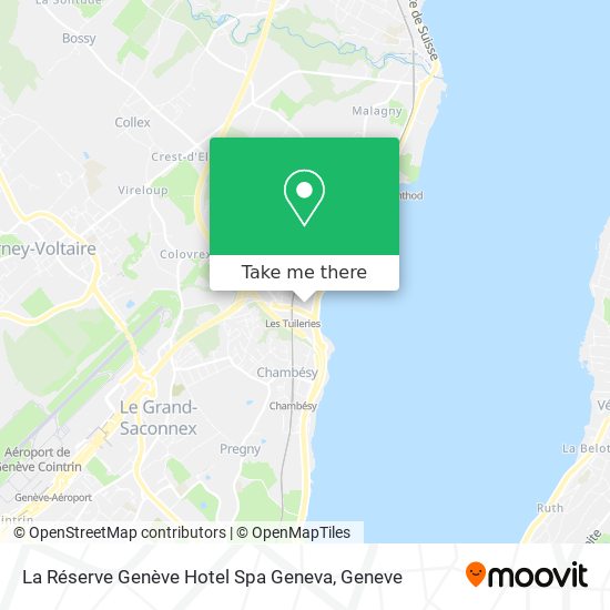 La Réserve Genève Hotel Spa Geneva map