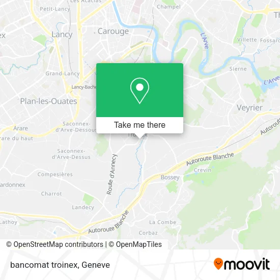bancomat troinex map