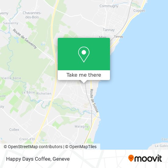 Happy Days Coffee Karte
