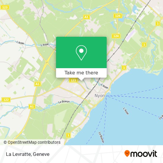 La Levratte map