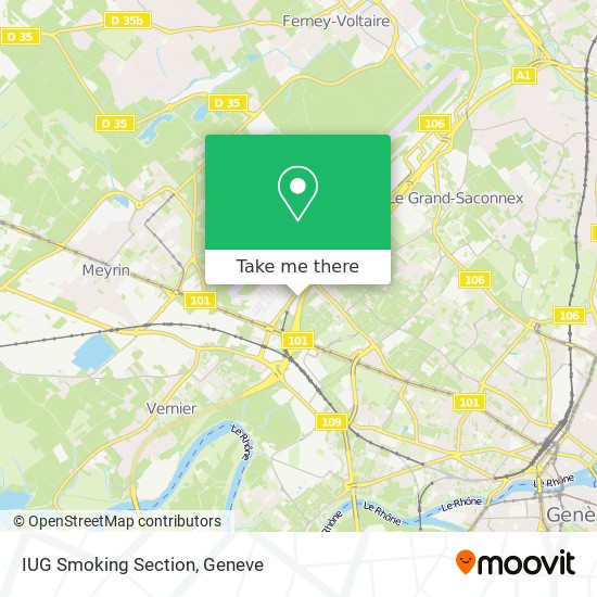 IUG Smoking Section map