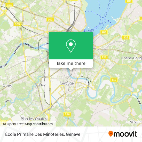 École Primaire Des Minoteries map