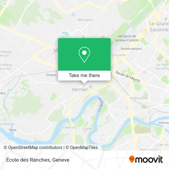École des Ranches map