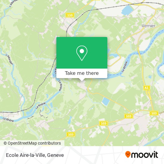 Ecole Aire-la-Ville map