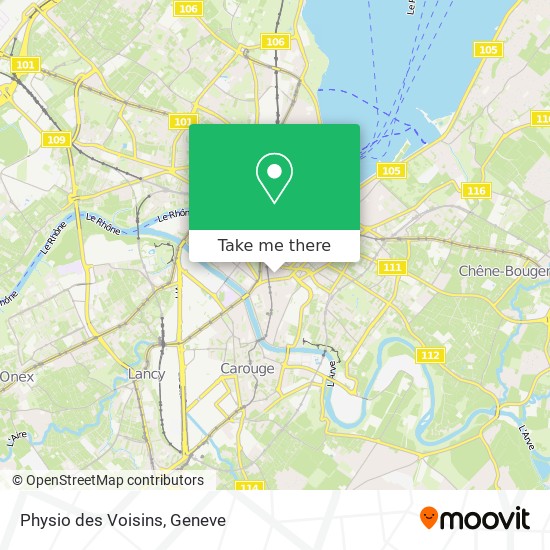 Physio des Voisins map