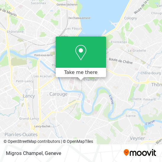 Migros Champel map