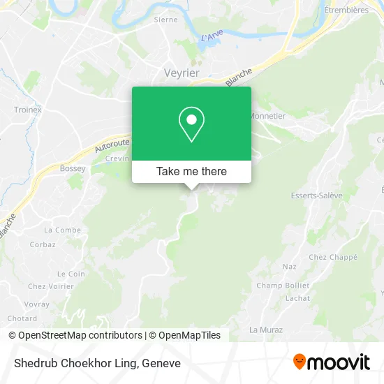 Shedrub Choekhor Ling map