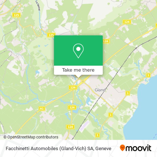 Facchinetti Automobiles (Gland-Vich) SA Karte