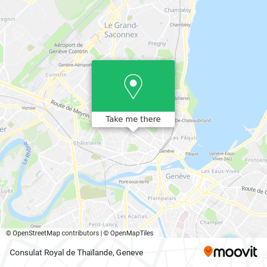 Consulat Royal de Thaïlande Karte