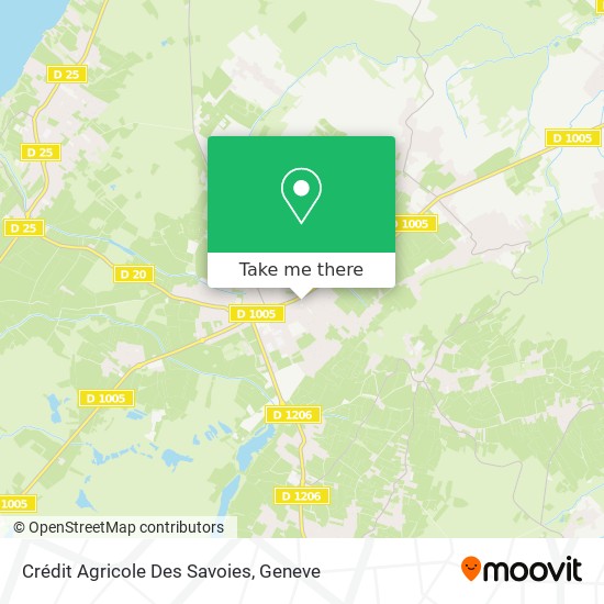 Crédit Agricole Des Savoies map