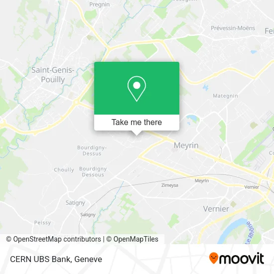 CERN UBS Bank map