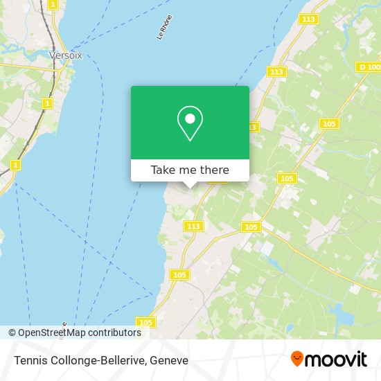 Tennis Collonge-Bellerive Karte