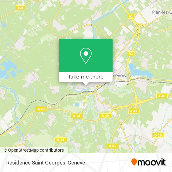 Residence Saint Georges map