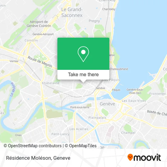 Résidence Moléson map