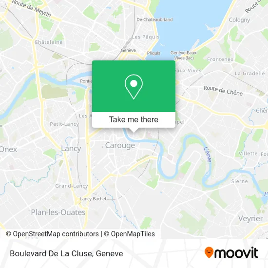 Boulevard De La Cluse map