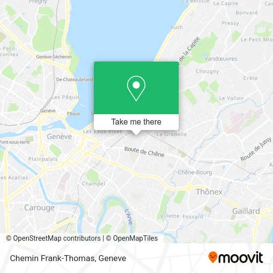 Chemin Frank-Thomas map