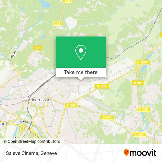 Saleve Cinema map