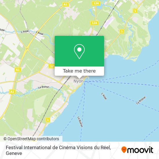Festival International de Cinéma Visions du Réel map